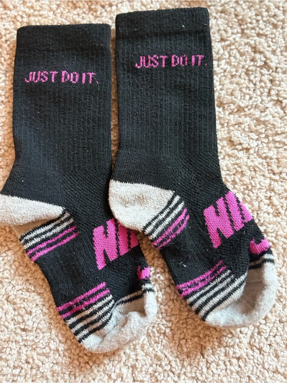 Nike Boys Crew Socks Bundle (Shoe Size 10C–3Y) – 6 Pairs